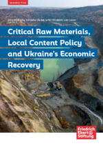 Critical raw materials, local content policy and Ukraineʿs economic recovery